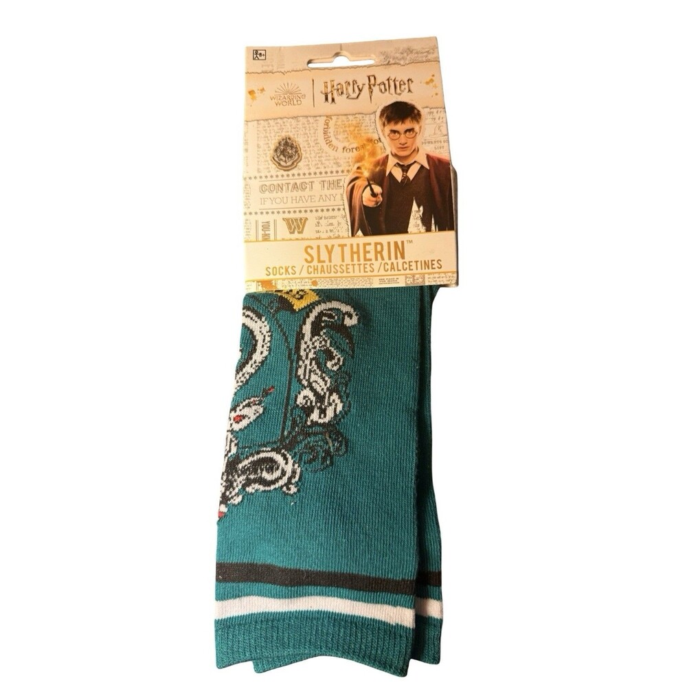 Harry Potter Green Socks SLYTHERIN Wizarding World New